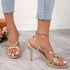 Elegant Stiletto Gladiator Sandals for Women's Summer Parties